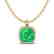 6 CTW Emerald & Micro Pave Halo VS/SI Diamond Necklace - 2