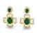9.26 CTW Emerald & Micro Designer VS/SI Diamond