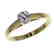 0.53 CTW Certified H-SI/I Quality Diamond Solitaire - 2