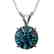 1.50 CTW Certified Intense Blue SI Diamond Solitaire