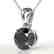 2 CTW Black VS/SI Diamond Inspired Solitaire Necklace