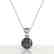 2 CTW Black VS/SI Diamond Inspired Solitaire Necklace - 2