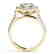 2 CTW Certified VS/SI Diamond Solitaire Halo Ring 14K - 2