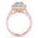 1.25 CTW Certified VS/SI Diamond Solitaire Halo Ring - 2