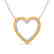 2.50 CTW Yellow Sapphire & VS/SI Diamond Heart Halo