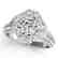 2.81 CTW Certified VS/SI Diamond Solitaire Halo Ring