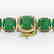 46 CTW Emerald & Micro Pave VS/SI Diamond Halo Bracelet