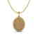 1 CTW Micro Pave VS/SI Diamond Necklace 14K Yellow Gold