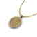 1 CTW Micro Pave VS/SI Diamond Necklace 14K Yellow Gold - 2