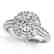 1.66 CTW Certified VS/SI Diamond Solitaire Halo Ring