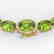 80 CTW Peridot & VS/SI Diamond Tennis Micro Pave Halo
