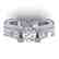 5.5 CTW Certified VS/SI Diamond Art Deco 3 Stone Micro