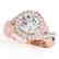 2 CTW Certified VS/SI Diamond Solitaire Halo Ring 14K