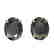 10 CTW Black VS/SI Diamond Designer Solitaire Stud