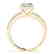 1 CTW Certified VS/SI Cushion Diamond Solitaire Halo - 2