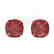 12 CTW Cushion Cut Pink Tourmaline Solitaire Stud