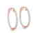 1.75 CTW Diamond VS/SI Certified 20 Mm Hoop Earrings - 2