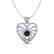 3.50 CTW Black & White Micro VS/SI Diamond Heart