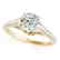 1 CTW Certified VS/SI Diamond Solitaire Ring 14K Yellow
