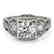0.6 CTW Certified VS/SI Diamond Solitaire Antique Ring