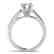 1 CTW Certified VS/SI Diamond Solitaire Ring 14K White - 2