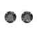 4 CTW Black VS/SI Diamond Designer Inspired Stud