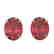 5.50 CTW Pink Tourmaline Designer Solitaire Stud