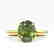3 CTW Green Tourmaline Designer Inspired Solitaire Ring