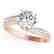 1.4 CTW Certified VS/SI Diamond Bypass Solitaire Ring - 2