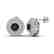 1.40 CTW Micro VS/SI Diamond Designer Earrings 18K - 2