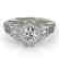 1.4 CTW Certified VS/SI Diamond Solitaire Halo Ring 14K