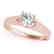1.5 CTW Certified VS/SI Diamond Solitaire Ring 14K Rose - 2