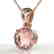 2 CTW Morganite Designer Inspired Solitaire Necklace