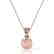 2 CTW Morganite Designer Inspired Solitaire Necklace - 2