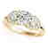 1.2 CTW Certified VS/SI Diamond 3 Stone Ring 14K Yellow