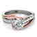 1.25 CTW Certified VS/SI Diamond Bypass Solitaire Ring