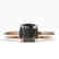 3 CTW Cushion Cut Black VS/SI Diamond Solitaire