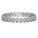 15.8 CTW Oval Diamond Designer Bracelet 18K White Gold