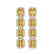 11.18 CTW Fancy Citrine & Diamond Halo Earrings 10K