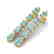 6 CTW Sky Blue Topaz & VS/SI Diamond Tennis Earrings