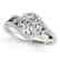 1 CTW Certified VS/SI Diamond Solitaire Halo Ring 14K