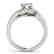 1 CTW Certified VS/SI Diamond Solitaire Halo Ring 14K - 2