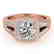 1.65 CTW Certified VS/SI Diamond Solitaire Halo Ring