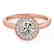 1.15 CTW Certified VS/SI Diamond Solitaire Halo Ring