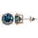 3.15 CTW Certified Intense Blue SI Diamond Solitaire - 2