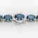 19.25 CTW London Blue Topaz & VS/SI Diamond Tennis