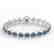 19.25 CTW London Blue Topaz & VS/SI Diamond Tennis - 2