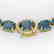 45.25 CTW London Blue Topaz & VS/SI Diamond Tennis