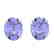 7 CTW Tanzanite Designer Inspired Solitaire Stud