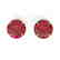 3 CTW Pink Tourmaline Designer Inspired Solitaire Stud
